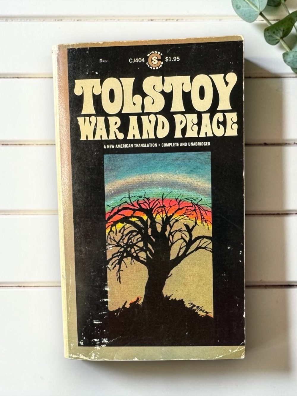 Vintage 1968 War and Peace Leo Tolstoy Signet Classic Ann Dunnigan Translation